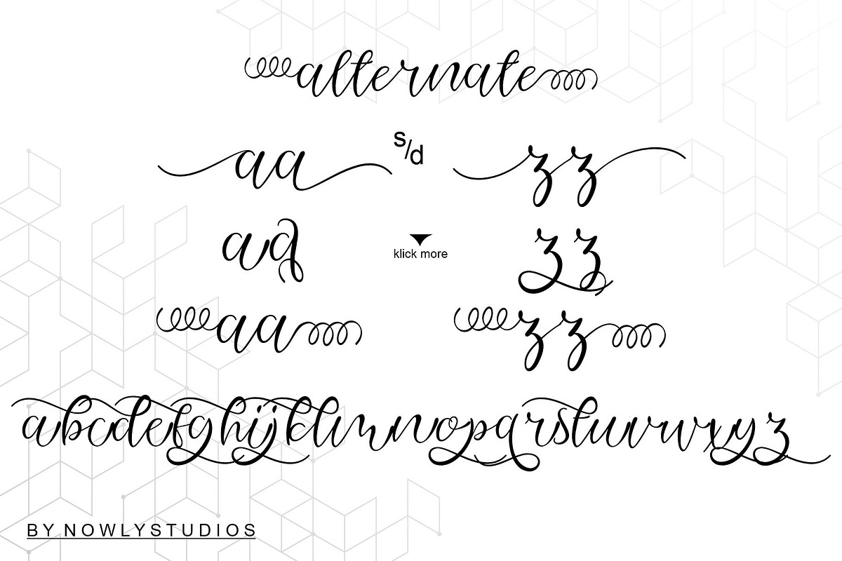 Homhay Script, a Script Font by Nowlystudios (Photo 5 of 7)