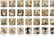 195 Vintage Collage Pages, an Illustration by HubbaDigitals (Thumbnail 5 of 6)