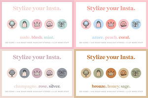 Cute Instagram Highlight Icon Bundle