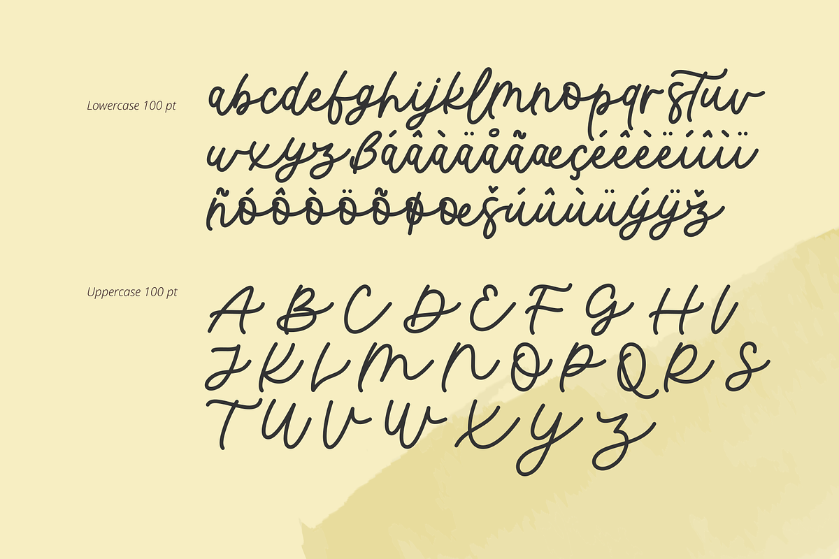 Citrunella-a citrus flavored script preview 7
