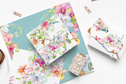Lilies watercolor set, an Illustration by MitrushovaArt (Thumbnail 11 of 14)