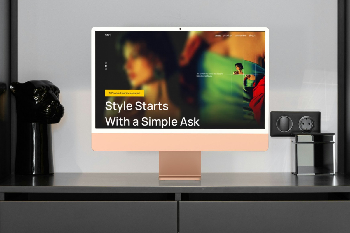 Sinc AI Fashion Sales Agent Landing, a Landing Page Template by twinstd (Photo 5 of 5)