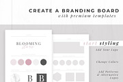 Branding & Mood Board Templates, a Product Mockup by Pretty Bloom Designs (Thumbnail 2 of 5)
