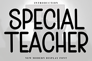 Special Teacher, a Sans Serif Font by FreshTypeINK (Thumbnail 1 of 8)