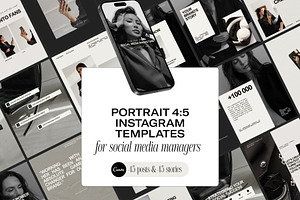 Portrait Instagram Templates Minimal