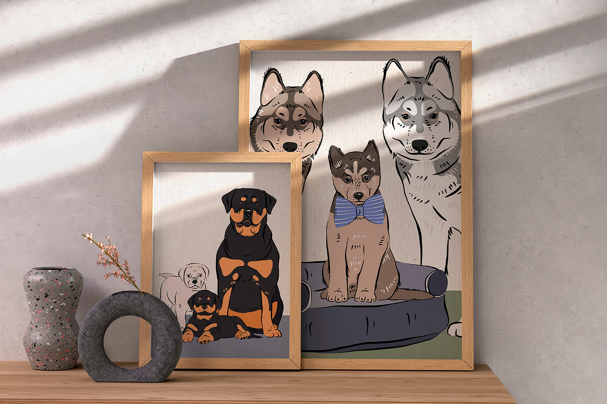 Dog Lover - big collection, an Animal Illustration by Alina Sh (Photo 9 of 10)