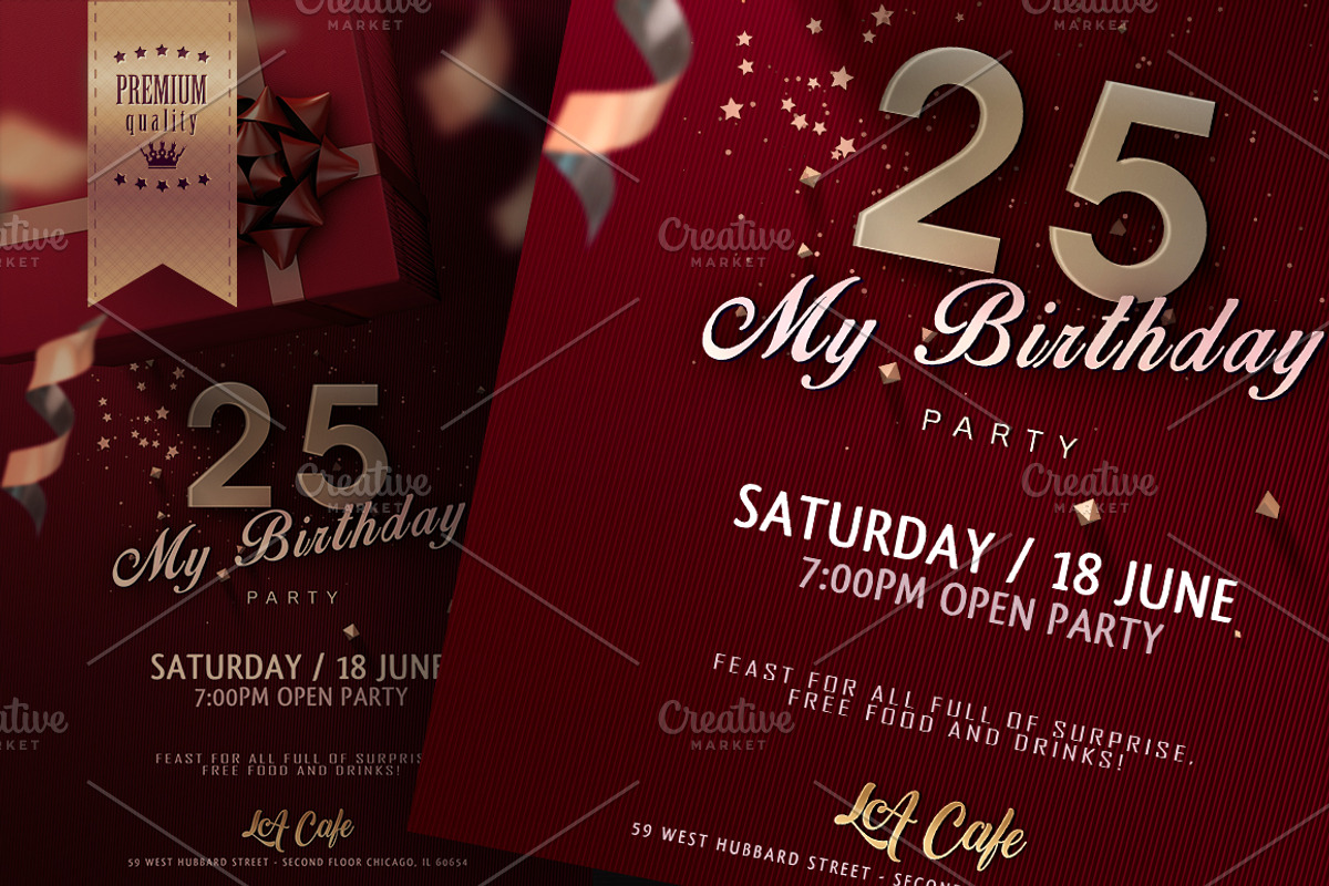 Birthday Invitation / Flyer, an Invitation Template by graystudio (Photo 2 of 4)