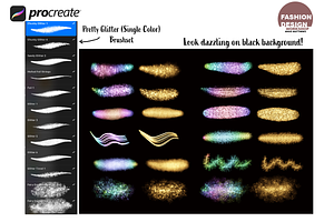 Procreate 24 Pretty Glitter Brushes