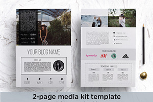 Modern media kit template