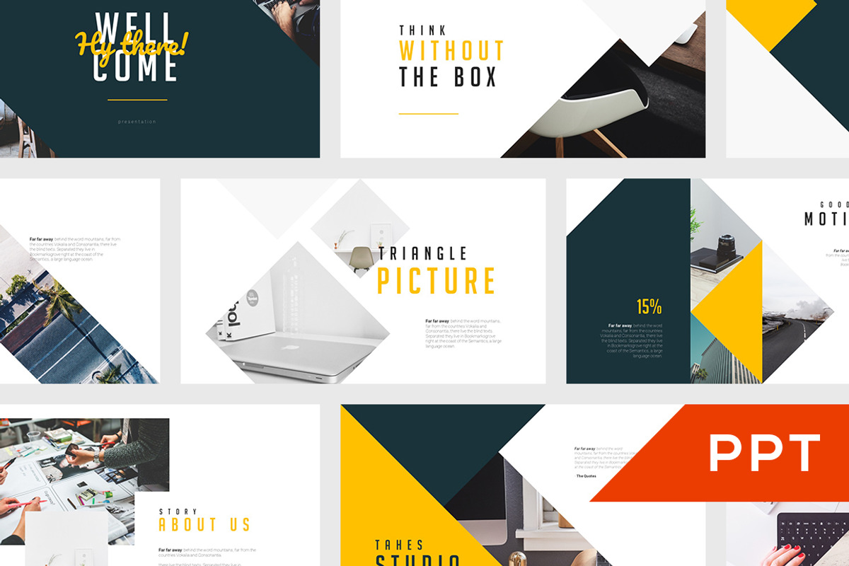 Tahes PowerPoint Template, a Presentation Template by Angkalimabelas (Photo 1 of 5)