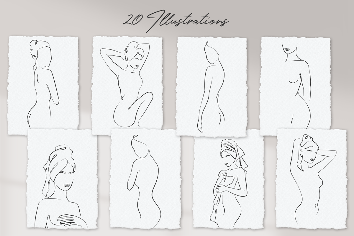 Sexyy Body Abstract Set 1, a Healthcare Illustration by Irena Art (Photo 9 of 10)