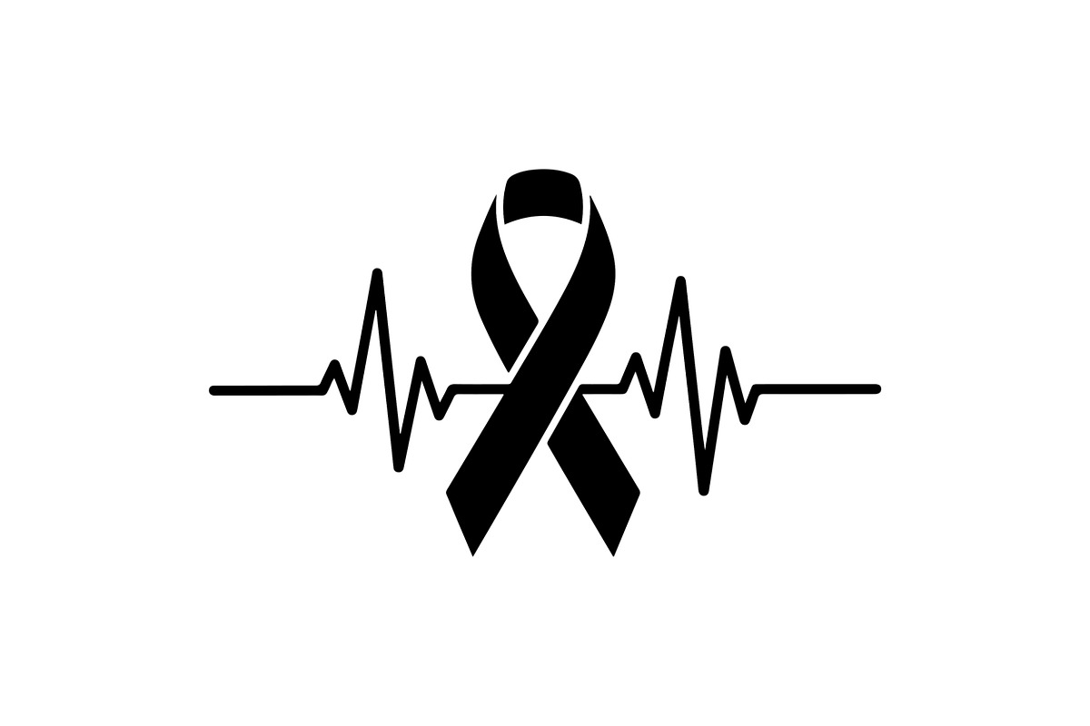 Cancer Awareness Ribbon Silhouette, a Healthcare Illustration by Designer_Momina (Photo 3 of 16)