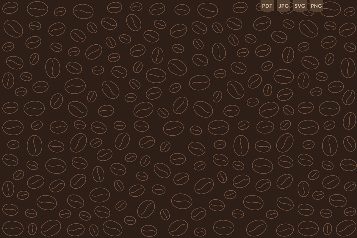 Coffee-themed Backgrounds and Icons, a Texture Illustration by Ilia Design (Photo 3 of 17)
