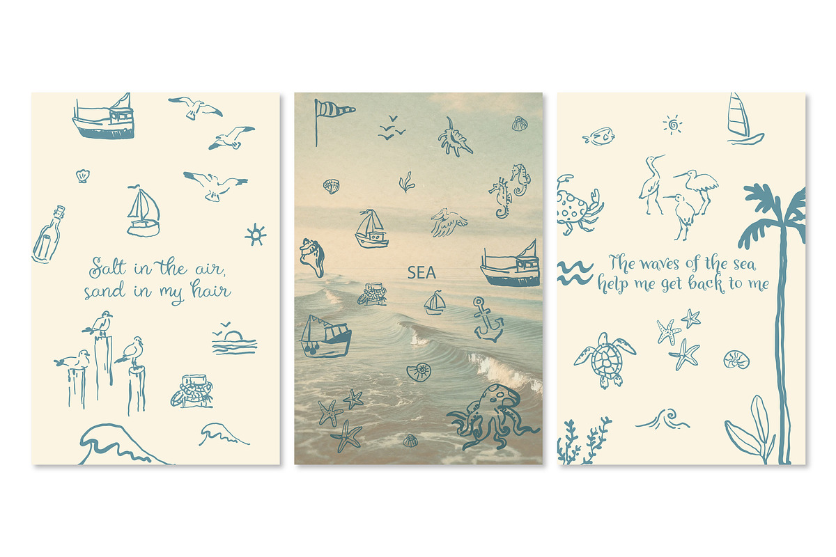 Summer Hand Drwan Illustrations, a Graphic by Anastasiya Klempach (Photo 2 of 14)