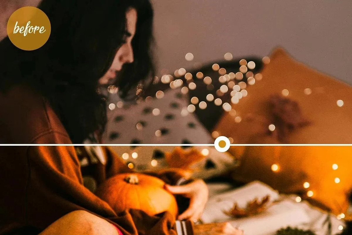 10 Pumpkin Mobile Lightroom Presets, a Preset Add-On by LucaTheme (Photo 4 of 9)