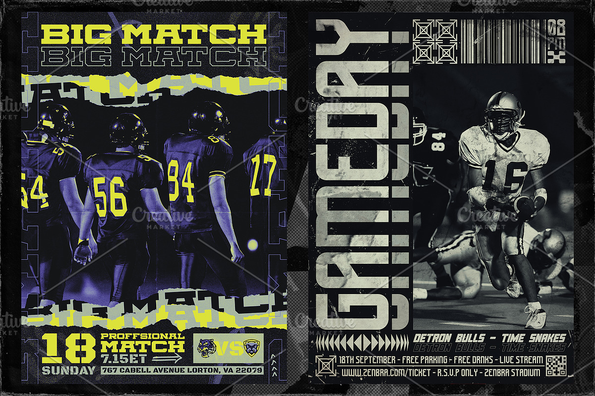 8 Football Flyer Template A4, a Print Template by OnurDemircan (Photo 2 of 5)