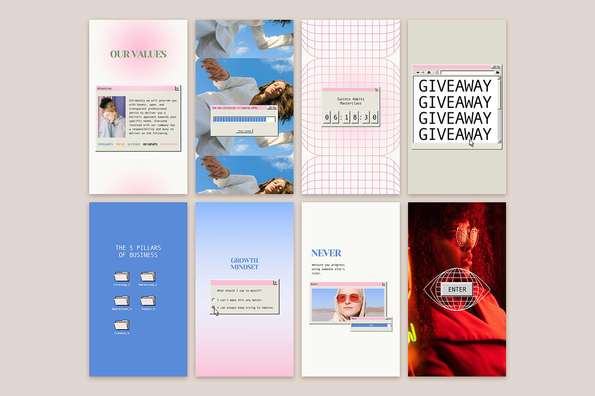 Retro Instagram Template, a Social Media Template by Bonumo (Photo 10 of 16)
