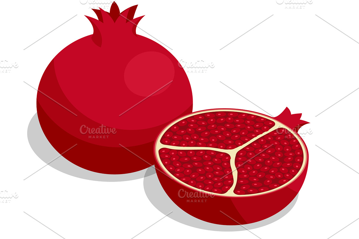Isometric vector illustration of a, a Food Illustration by Golden Sikorka