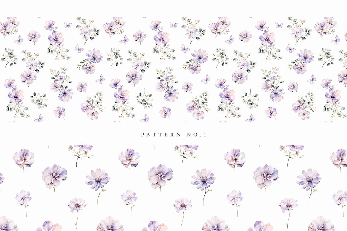 Dreamy Florals Watercolor Clipart, a Decorative Illustration by Altea Design Studio (Photo 16 of 19)