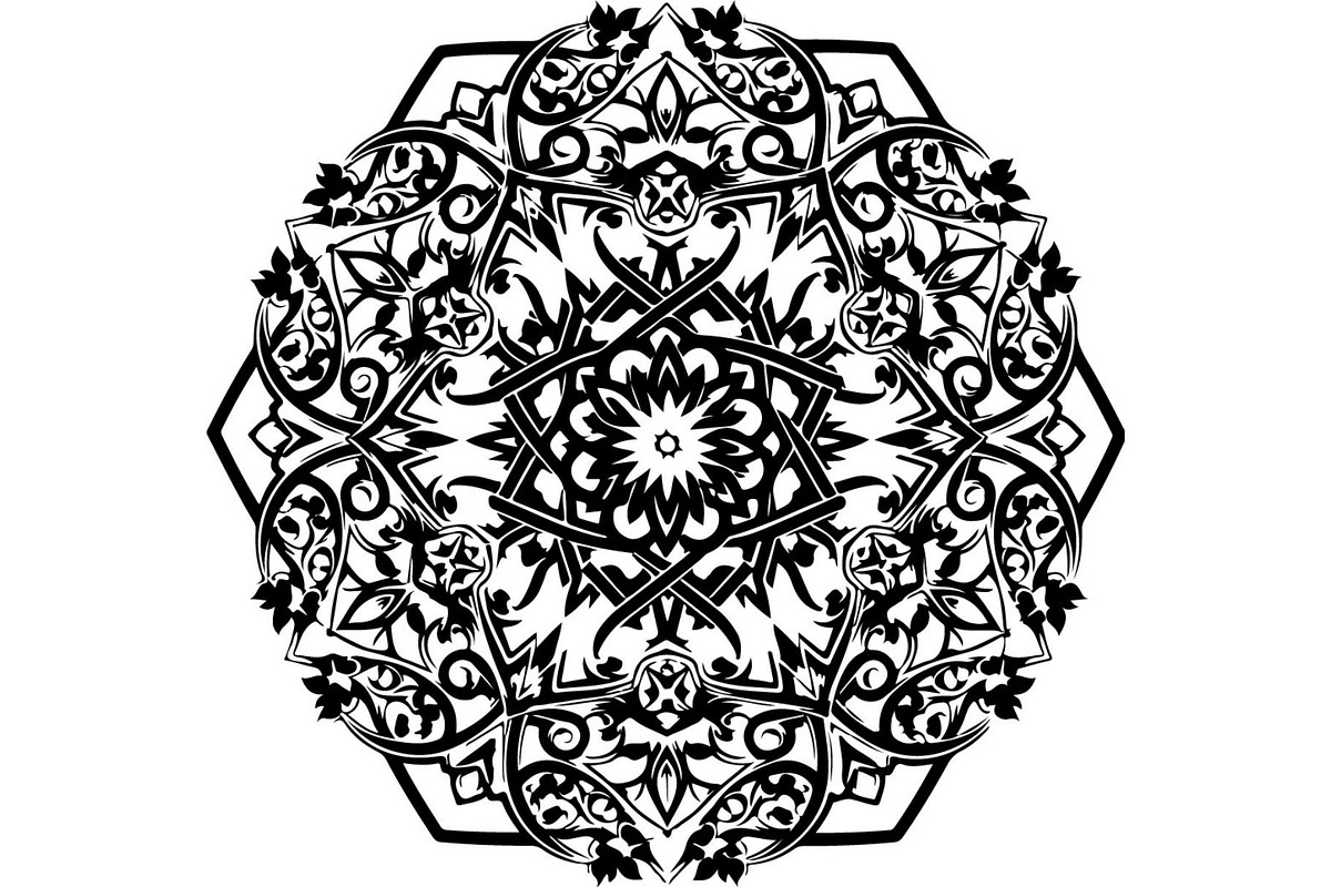 Floral Mandala Bundle, a Decorative Illustration by Designer_Momina (Photo 12 of 20)