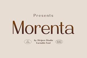 Morenta Variable Sans Serif