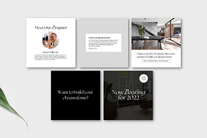 Interior Social Media Templates