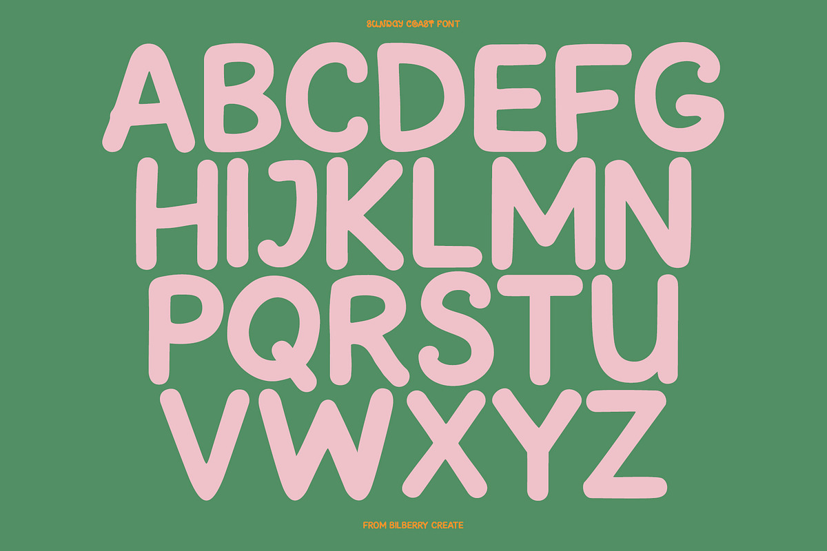 Sunday Coast Summer Font, a Handwritten Font by BilberryCreates (Photo 10 of 13)