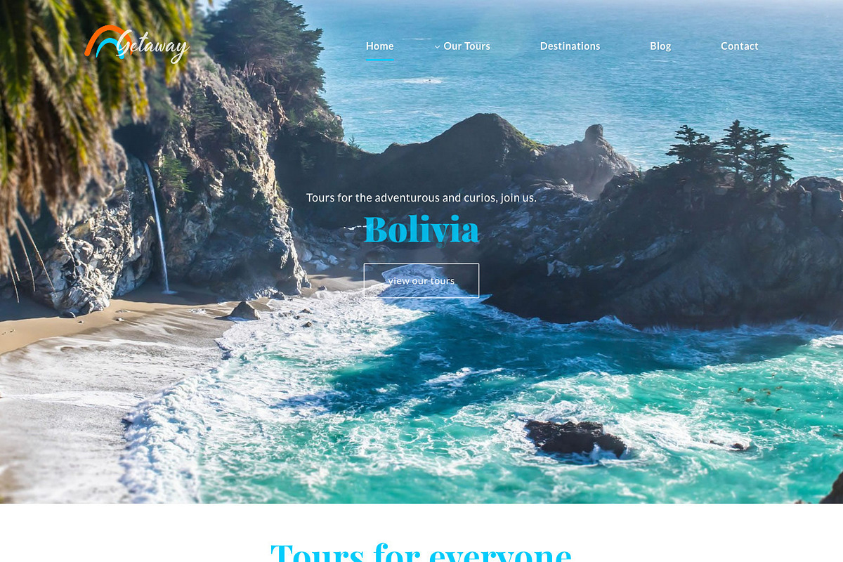 Getaway - Travel WordPress theme, a WordPress Template by Viva Themes