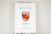 Watercolor Style Cocktails Set, a Food Illustration by White Letters (Thumbnail 6 of 6)