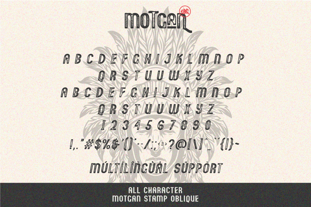 Motgan - Vintage Font, a Sans Serif Font by Vava Aryanto (Photo 13 of 16)
