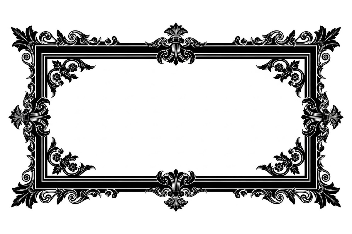Ornamental Vintage Frame Border Bund, an Illustration by Creativeshirt (Photo 14 of 31)