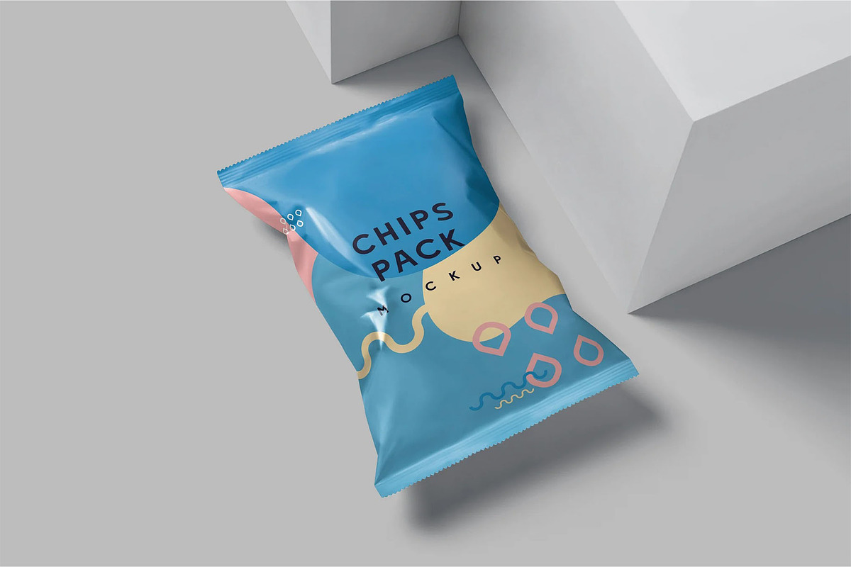 Chips Pack Mockups, a Packaging Mockup by megostudi0 (Photo 2 of 7)