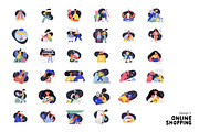 Online Shopping vector illustrations, a Templates & Theme by Grivina's shop (Thumbnail 14 of 26)