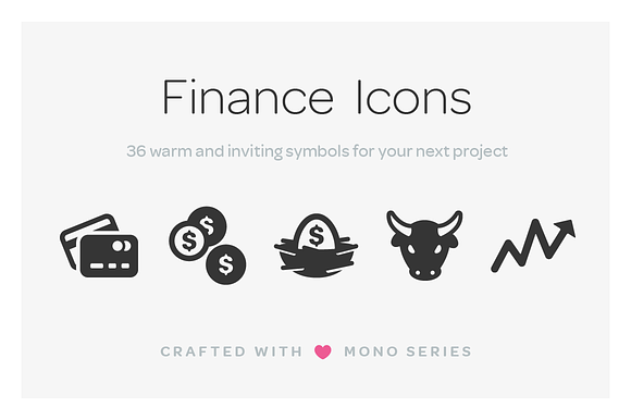 Mono Icons Finance