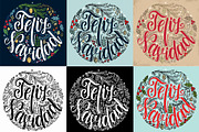 Feliz Navidad lettering composition, a Decorative Illustration by Live line (Thumbnail 2 of 6)