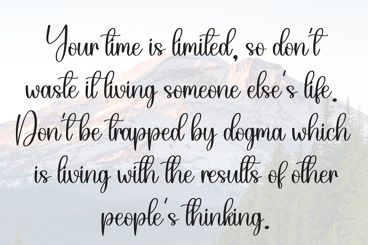 Rustic Beauty | Script Font, a Handwritten Font by Scratchones (Photo 6 of 9)