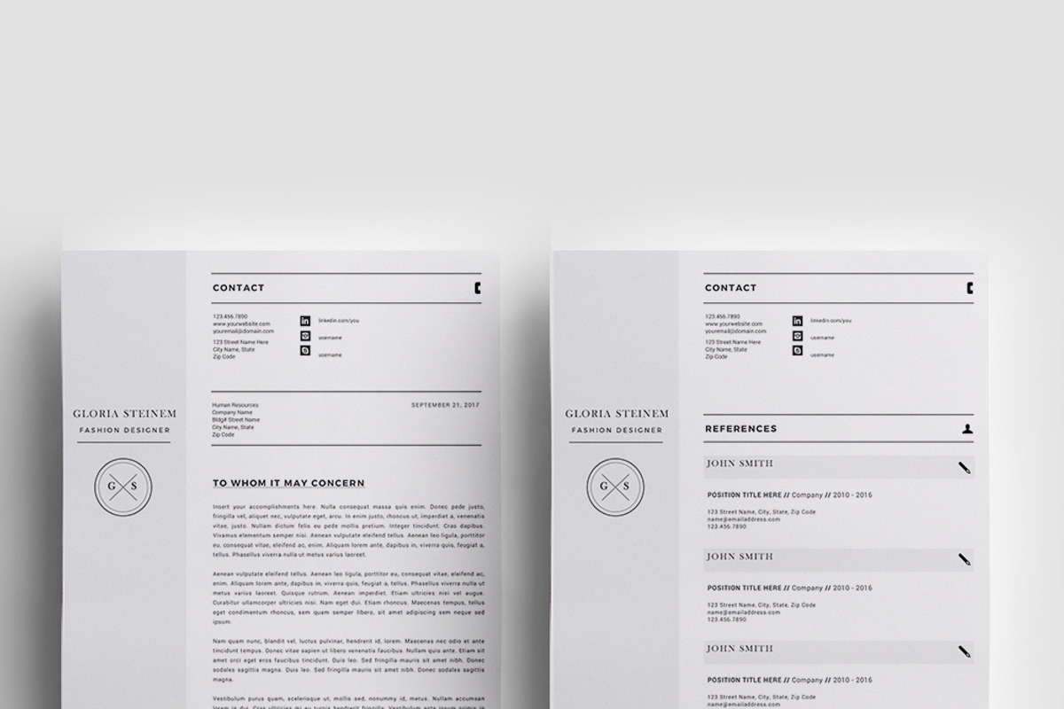 Resume Template / CV Template, a Resume Template by Resume21 (Photo 3 of 5)