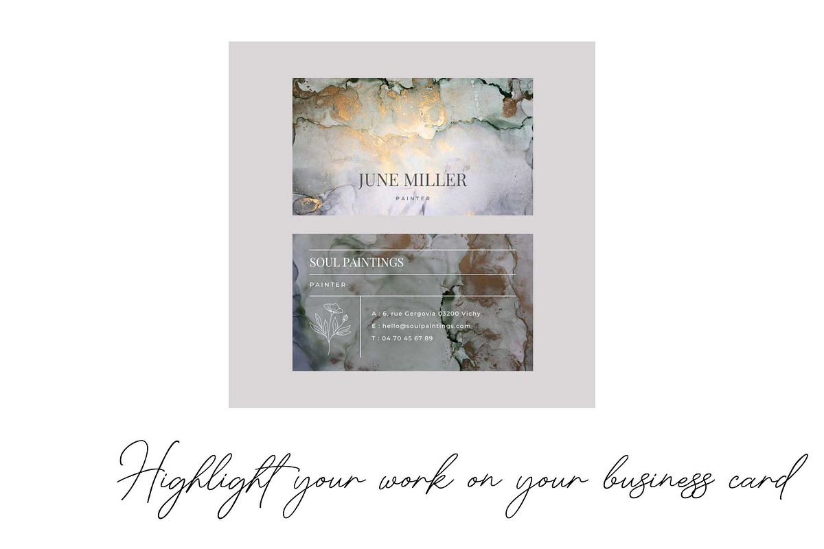Golden green watercolor textures, a Background Graphic by Soul Art (Photo 11 of 11)