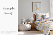 Toddler's Bedding & Wall Mockups, a Mockup by mock-ups (Thumbnail 7 of 30)
