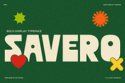 Savero - Bold Display Typeface, a Sans Serif Font by Say Studio (Thumbnail 1 of 10)