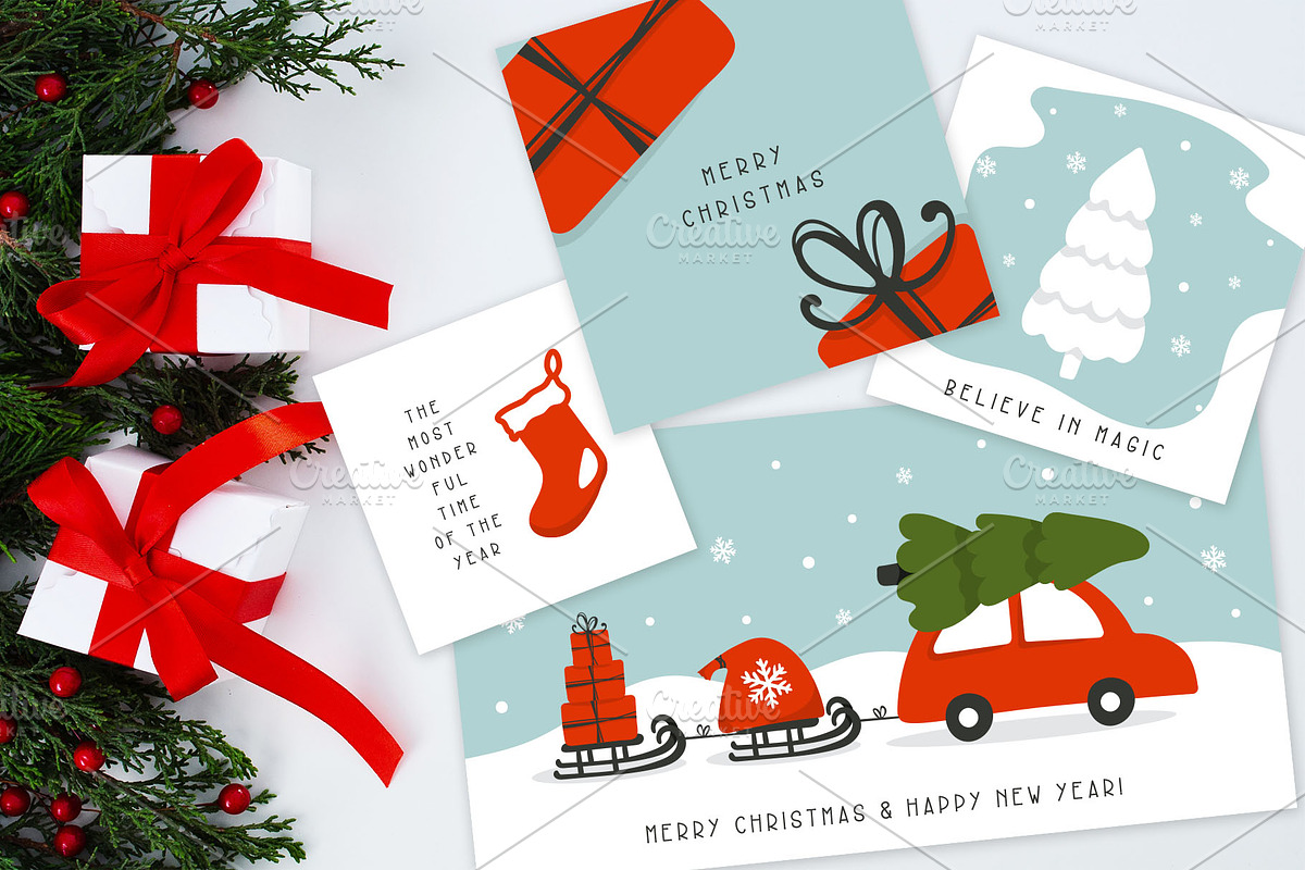 New Year Font and Graphics Pack preview 3