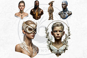 Dream Drifters Surreal Cliparts, a Person Illustration by ThatsDesignArt (Thumbnail 10 of 15)