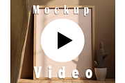 4:5 Vertical Frame PSD Mockup Video, a Print Template by Pixelkrafter (Thumbnail 1 of 4)
