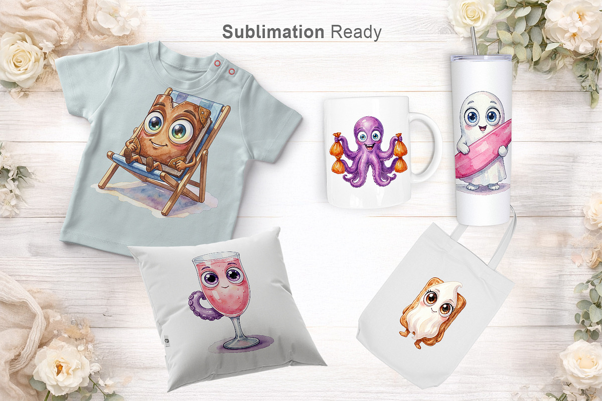 Coastal Summerween Sublimation, a Seasonal Illustration by Artnoy (Photo 6 of 18)