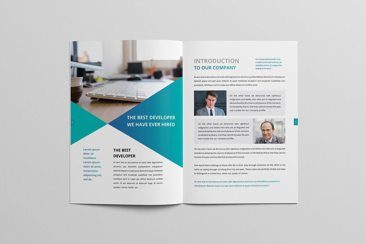 Company Profile Template, a Brochure Template by Taiffco (Photo 3 of 8)