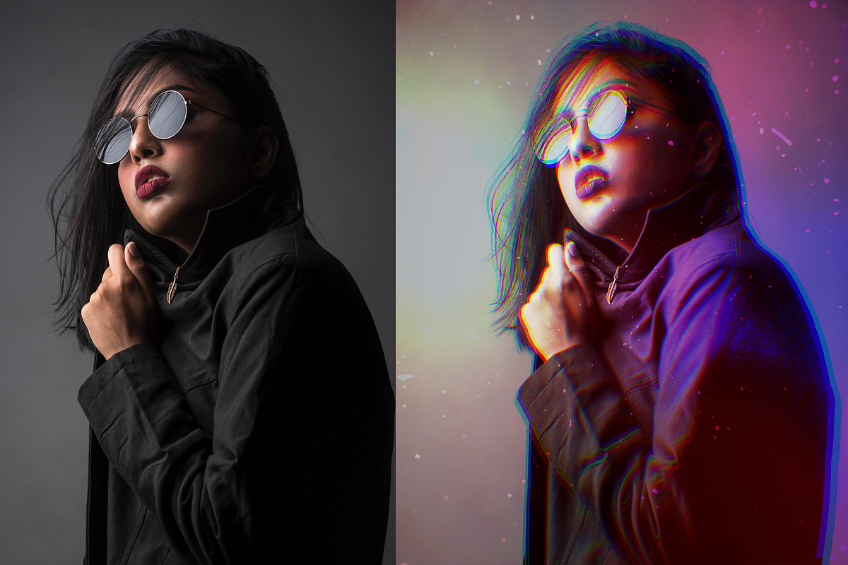 Anaglyph 3D Effect Photoshop, an Action Add-On by liptouse (Photo 2 of 14)
