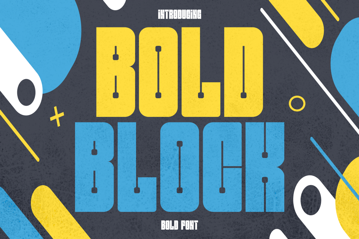Bold Block - Display Bold Condensed, a Font by PutraCetol Studio