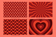 Retro Groovy Backgrounds, a Background Graphic by May Motif (Thumbnail 3 of 20)