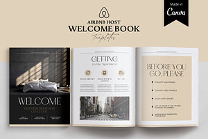 Airbnb Guest Book Template CANVA