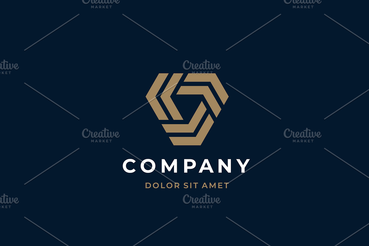 Abstract triangle  logo vector., a Branding & Logo Template by lettett